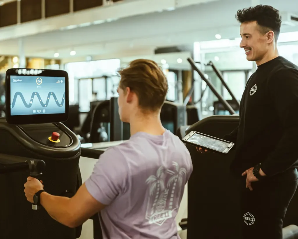 E-gym met Coach Jim bij sportschool TREE11