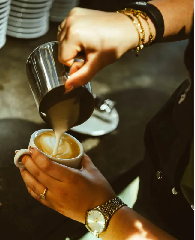 Cappuccino bij TREE11 Health Club