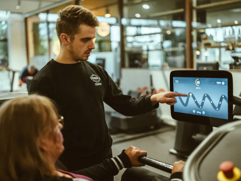 Fysio oefeningen met EGYM