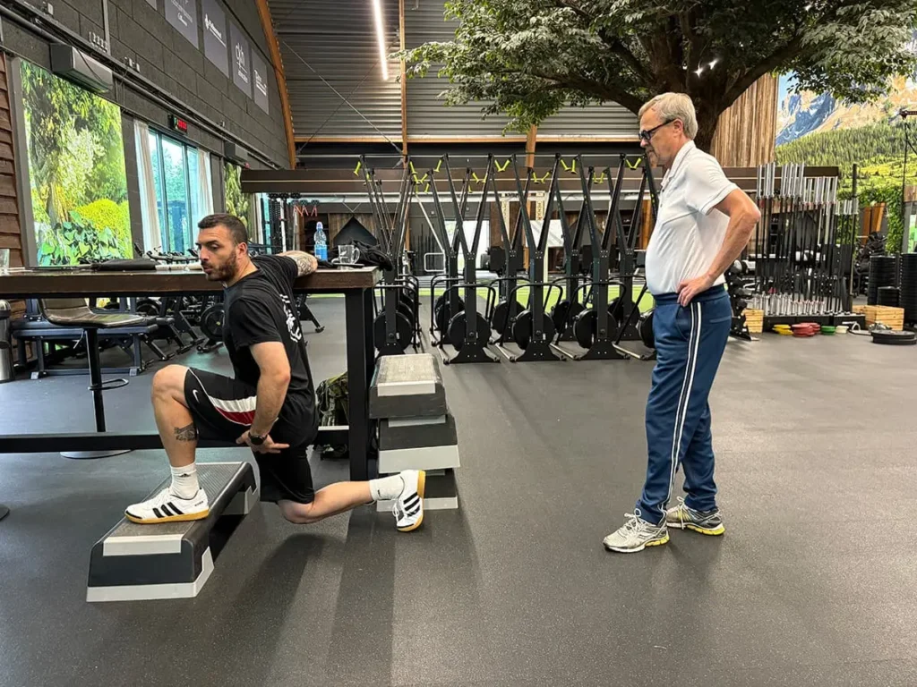 Diep door de knie gaan trainen