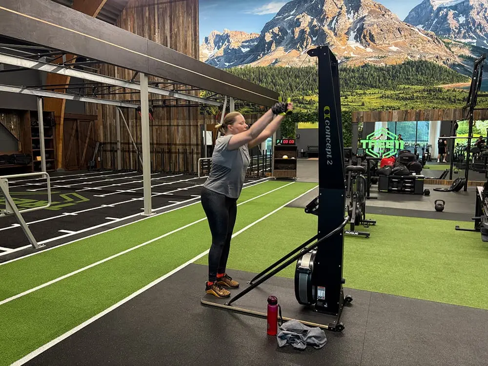 Skierg training bij TREE11