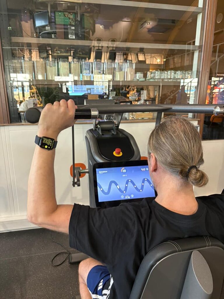 Op je eigen tempo trainen na een blessure tijdens de EGYM