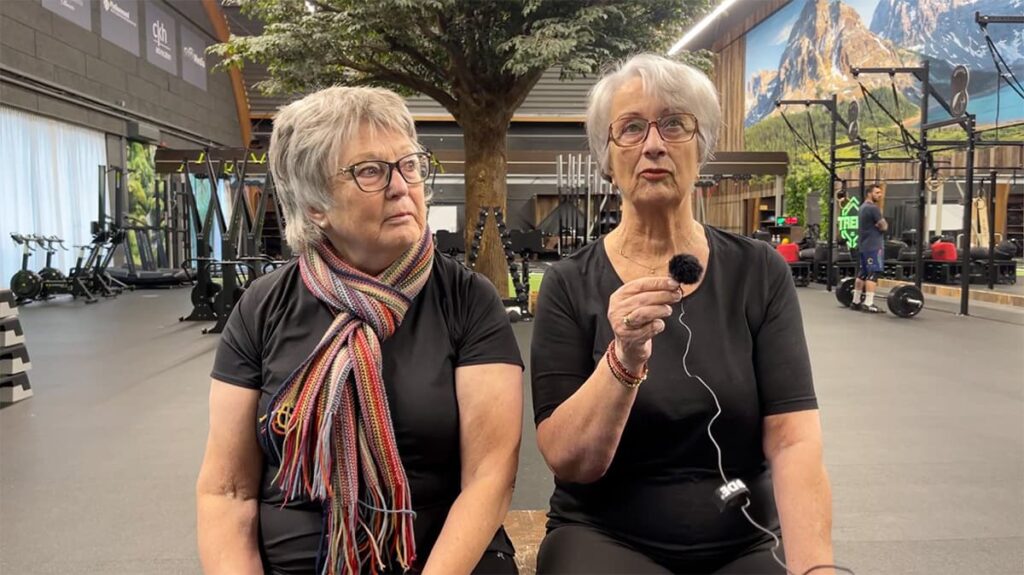 Phyta en Annemarie sporten op latere leeftijd