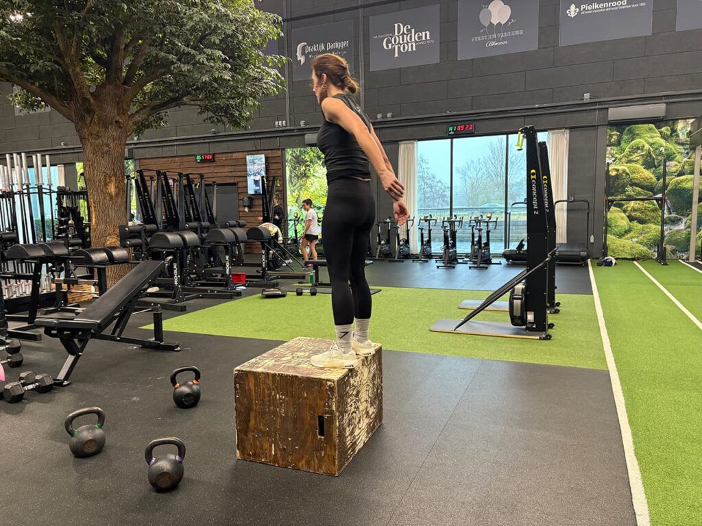 Box jump als krachtoefening voor MS patient 